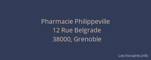 Pharmacie Philippeville