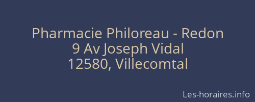 Pharmacie Philoreau - Redon