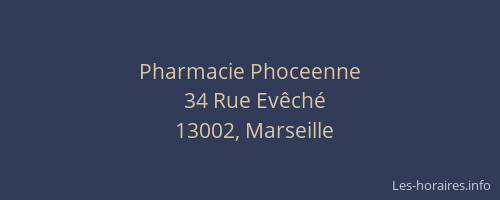 Pharmacie Phoceenne