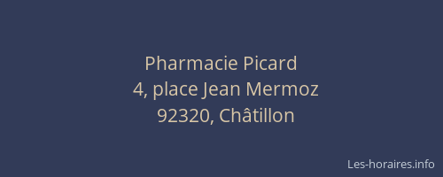 Pharmacie Picard