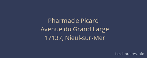 Pharmacie Picard