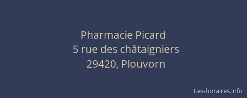 Pharmacie Picard