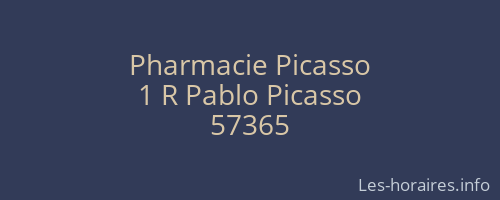 Pharmacie Picasso