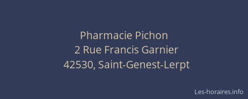 Pharmacie Pichon
