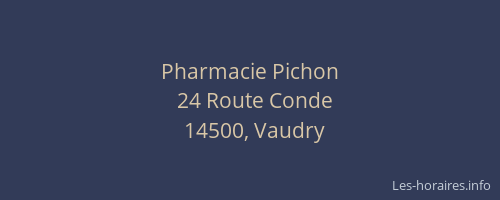 Pharmacie Pichon