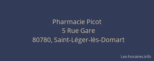 Pharmacie Picot
