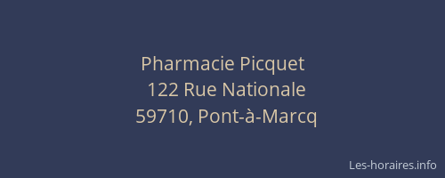 Pharmacie Picquet