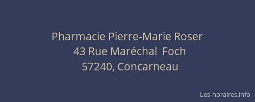 Pharmacie Pierre-Marie Roser