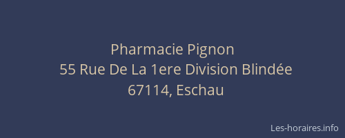 Pharmacie Pignon