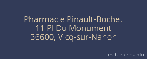 Pharmacie Pinault-Bochet