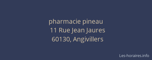 pharmacie pineau