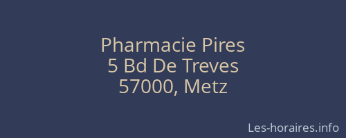 Pharmacie Pires