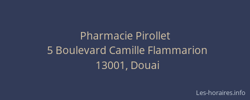 Pharmacie Pirollet