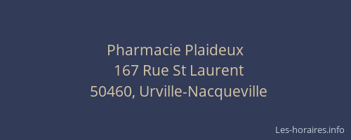 Pharmacie Plaideux