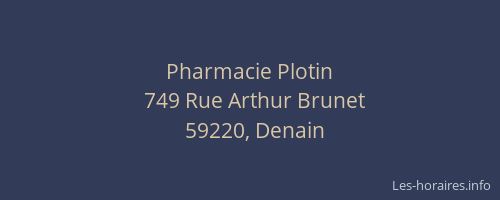 Pharmacie Plotin