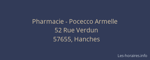 Pharmacie - Pocecco Armelle
