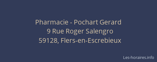 Pharmacie - Pochart Gerard