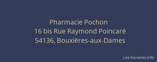 Pharmacie Pochon