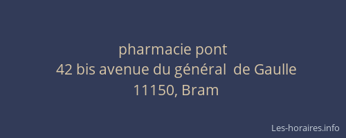 pharmacie pont