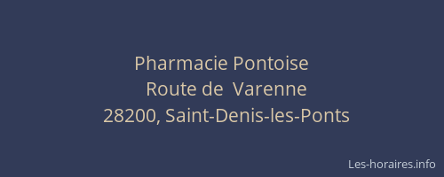 Pharmacie Pontoise