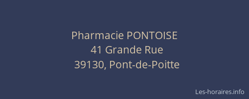 Pharmacie PONTOISE
