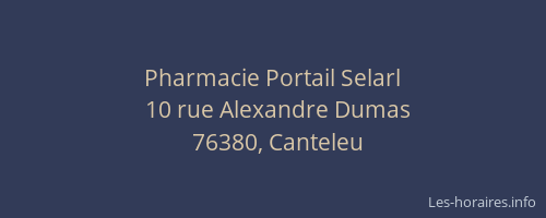 Pharmacie Portail Selarl
