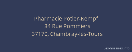 Pharmacie Potier-Kempf
