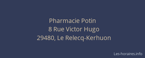 Pharmacie Potin