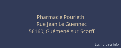 Pharmacie Pourleth