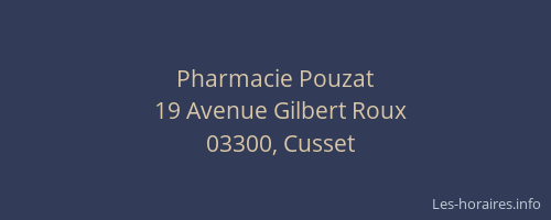 Pharmacie Pouzat
