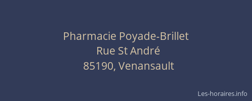 Pharmacie Poyade-Brillet