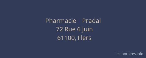 Pharmacie    Pradal