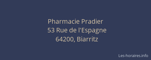 Pharmacie Pradier