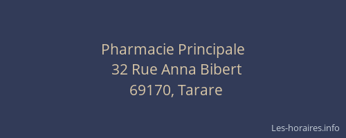 Pharmacie Principale
