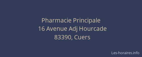 Pharmacie Principale