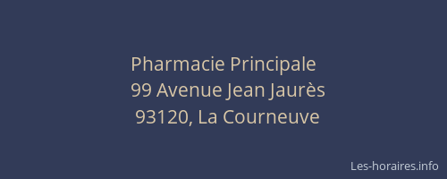 Pharmacie Principale