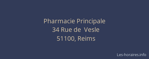 Pharmacie Principale