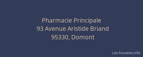 Pharmacie Principale