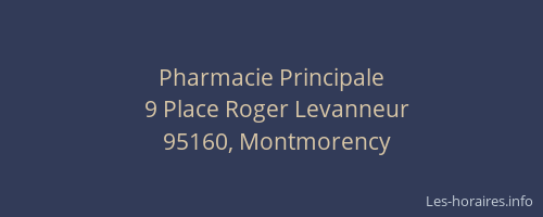 Pharmacie Principale