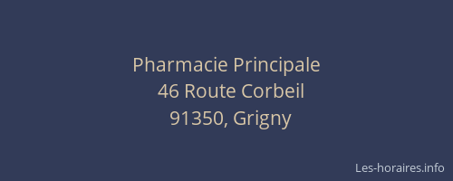 Pharmacie Principale