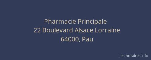 Pharmacie Principale