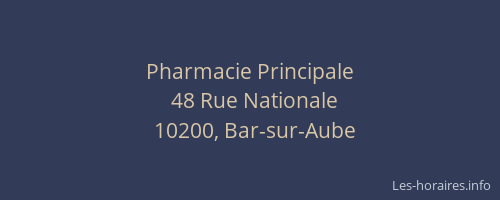 Pharmacie Principale