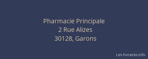 Pharmacie Principale