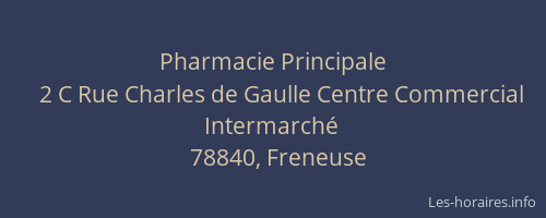 Pharmacie Principale