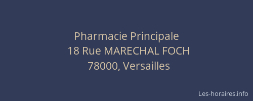 Pharmacie Principale
