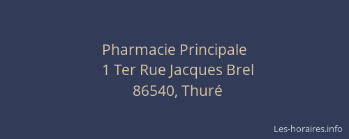 Pharmacie Principale