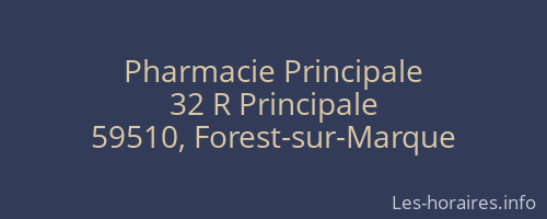 Pharmacie Principale