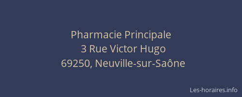 Pharmacie Principale