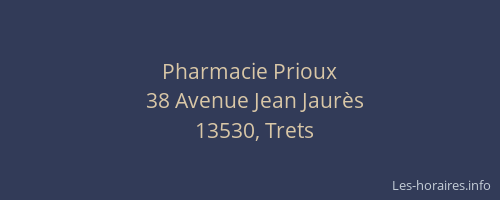 Pharmacie Prioux