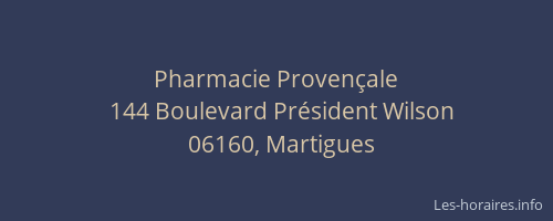 Pharmacie Provençale